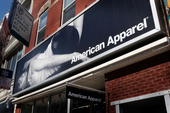 American Apparel sign (credit: Getty Images)