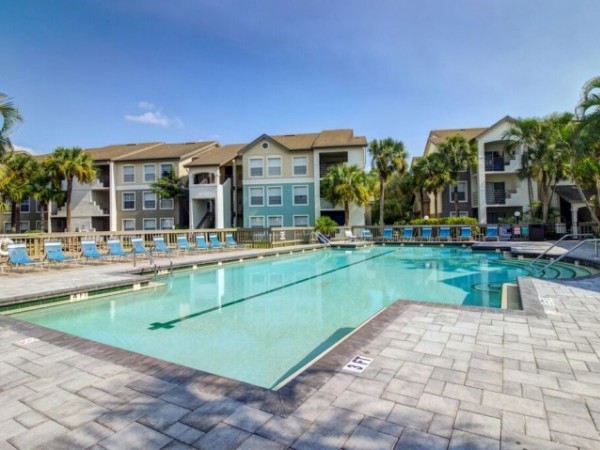 One of four pools at Gulfsteam Isles in Fort Myers