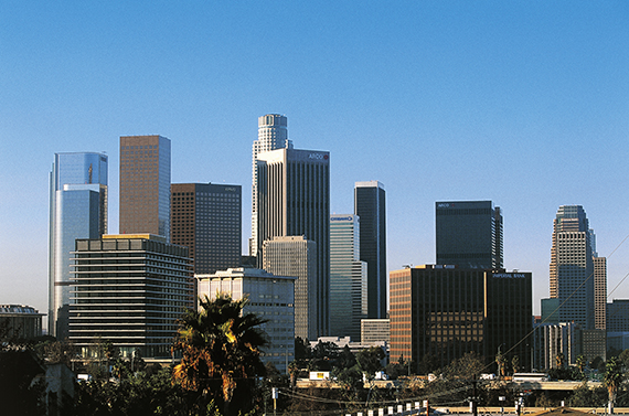 The L.A. skyline (credit: Getty Images)