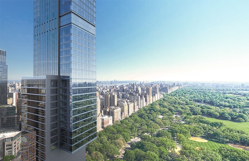 A rendering of Central Park Tower (Credit: New York YIMBY)
