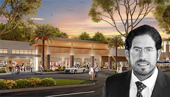 Rendering of Pines Market and David Martin