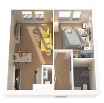 Floorplan of a Pocket home (credit: Pocket) (click to enlarge)