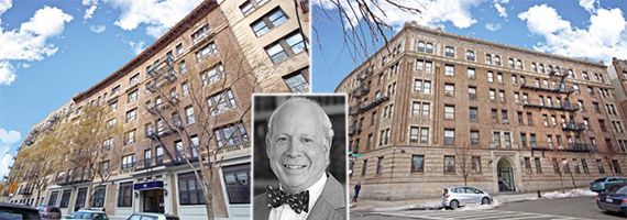 838 and 884 Riverside Drive in Washington Heights (inset: Sentinel Real Estate Corporation chair John Streicker)
