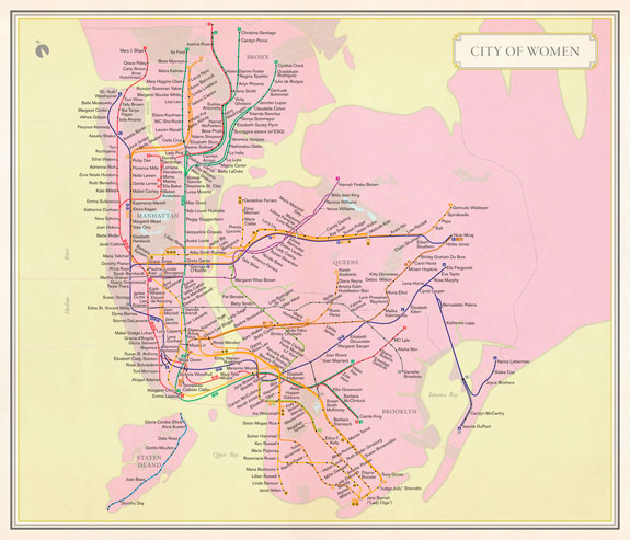 Map by Molly Roy, from “Nonstop Metropolis” by Rebecca Solnit and Joshua Jelly-Schapiro via the New Yorker