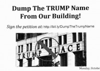 Residents at Trump Place buildings push for removal of GOP candidate’s name