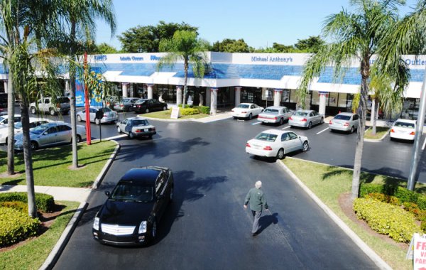 The Lincoln Park shopping center west of Delray Beach at 5859 West Atlantic Avenue