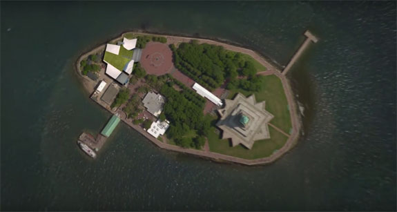 A rendering of the Statue of Liberty Museum.Statue of Libery