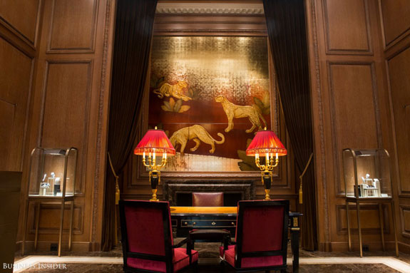 the-panther-motif-can-be-see-throughout-the-mansion-like-in-this-large-painting-its-a-cartier-symbol-dating-back-to-1914-when-the-brands-advertising-featured-a-panther
