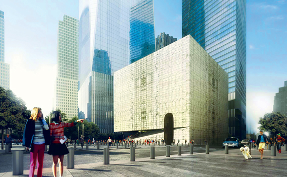 Renderings of the Ronald O. Perelman Performing Arts Center