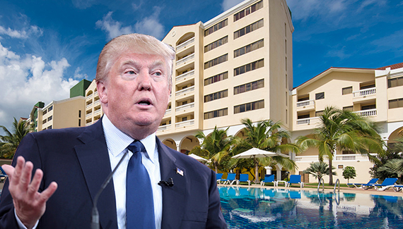 The Four Points by Sheraton in Havana and Donald Trump