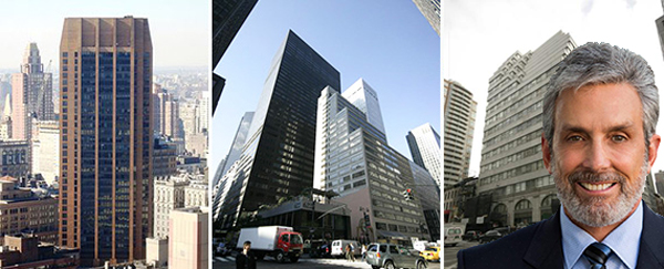 From left: 3 Park Avenue, 622 Third Avenue, 979 Third Avenue and Charles Cohen