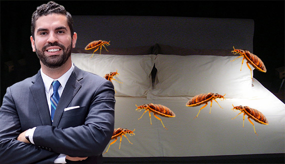 Rafael Espinal and bedbugs