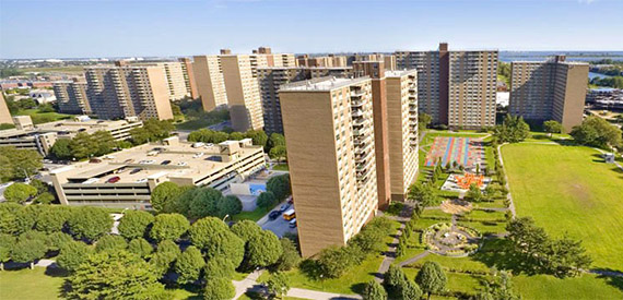Spring Creek Towers, formerly known as Starrett City, in Brooklyn (credit: Spring Creek Towers)
