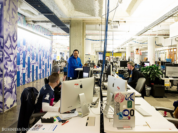 We took a trip to Facebook's Manhattan office. (credit: Sarah Jacobs via Business Insider)