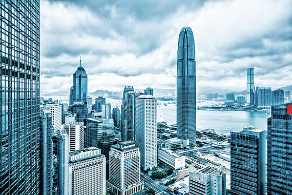 The Hong Kong skyline (credit: Getty Images)