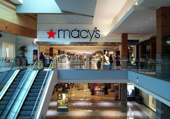 Macy's entrance at Westfield Wheaton in Wheaton, Maryland