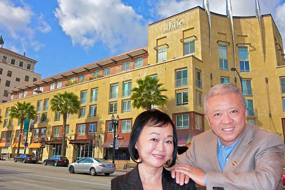 Trio apartments in Pasadena and Peggy and Andrew Cherng