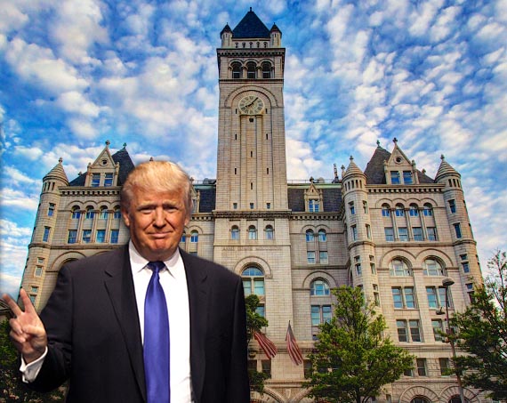 Donald Trump and the Trump International Hotel Washington DC