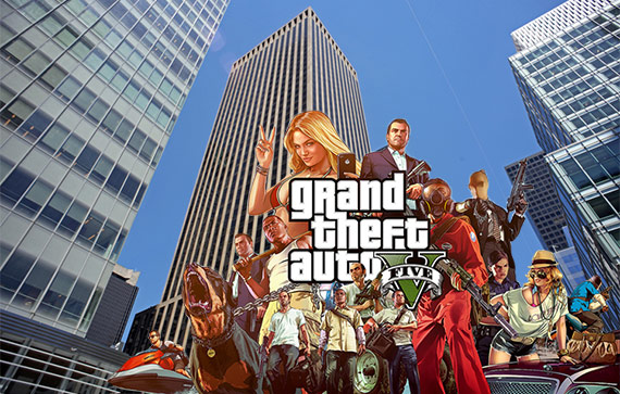1133 Sixth Avenue and "Grand Theft Auto" characters