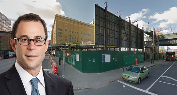 Site at 501 West 18th Street (credit: Google Maps) and Related's Jeff Blau