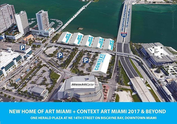 Rendering of the 2017 Art Miami siteplan