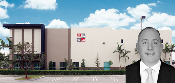 Building 6. Inset: Vincent Signorello, president and CEO of Florida East Coast Industries