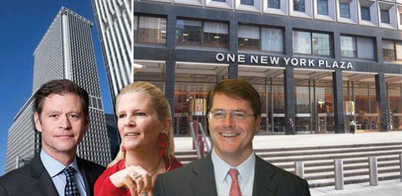From left: Ric Clark, Darcy Stacom, Jeffrey Furber and One New York Plaza