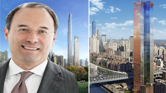 From left: Gary Barnett, Central Park Tower and One Manhattan Square