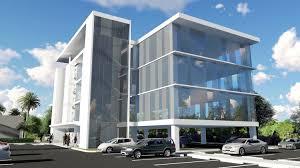 Rendering of proposed office building at 2006 Northwest Executive Center Circle in Boca Raton