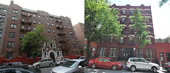 15 Crooke Avenue in Prospect Park South and 24 Jane Street in the West Village