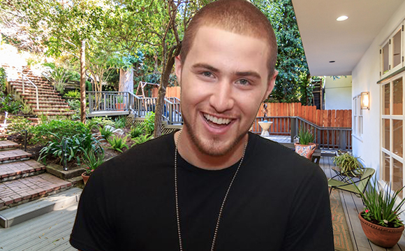 Mike Posner and his home on Carse Drive (Credit: Dre Allegiance, 3300Carse.com)