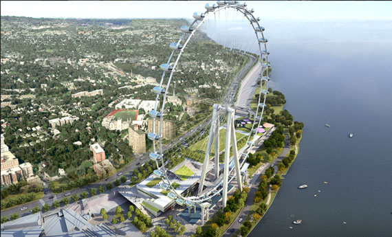 Rendering of the New York Wheel (Credit: S9 Architecture/Perkins Eastman)