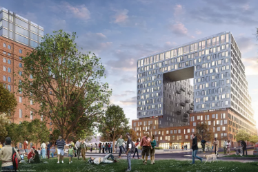 Rendering of Domino Sugar Factory (Credit: SHoP Architects)