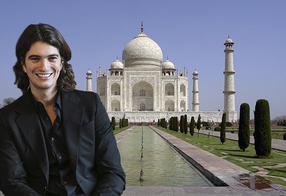 Adam Neumann and Taj Mahal