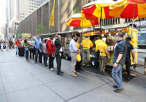 The Halal Guys in NYC