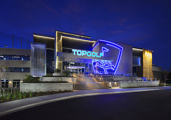 The Topgolf facility in Jacksonville