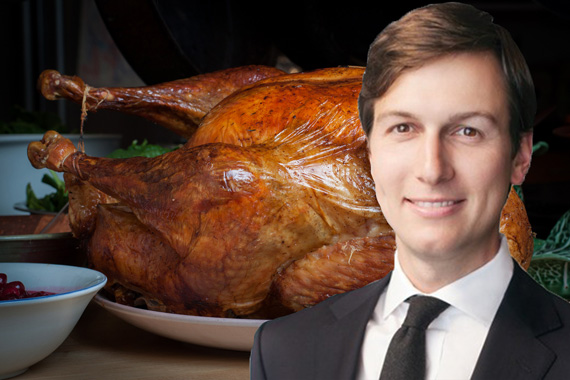 Thanksgiving turkey and Jared Kushner