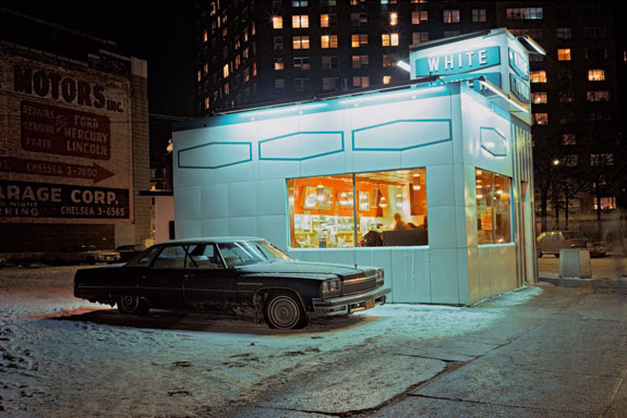 White Tower car, Buick LeSabre, Meatpacking District, 1976. Credit: Langdon Clay