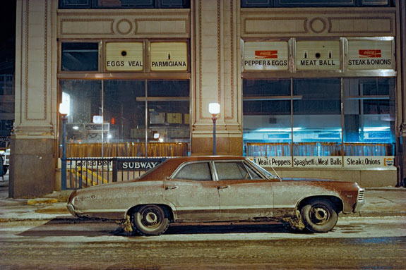 Subway Impala, Chevrolet Impala, 7th Avenue and 29th Street, 1975, Credit: Langdon Clay