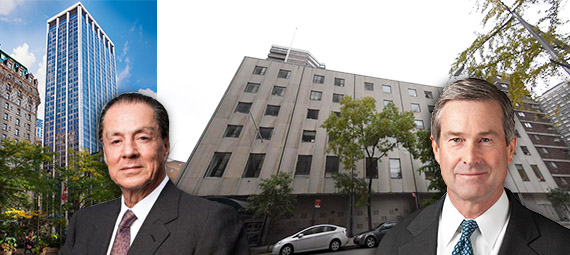 From left: 1250 Broadway, Global Holdings' Eyal Ofer, 340 East 24th Street and Invesco's R. Scott Dennis