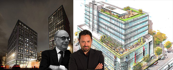 <em>From left: Renderings of Park and (inset from left: Robert Levine and Eran Chen)</em>