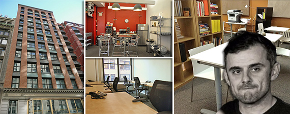 373 Park Avenue South, interiors of LedianSpace and Gary Vaynerchuk (Credit: LedianSpace and Twitter)