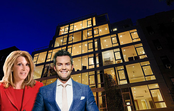 From left: Dottie Herman, Ryan Serhant and 433 East 74th Street on the Upper East Side
