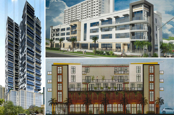 Renderings of proposed Fort Lauderdale projects