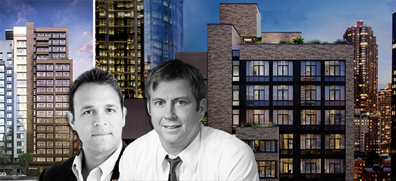 From left: Renderings of 591 Third Avenue, Scott Shnay and David Barry