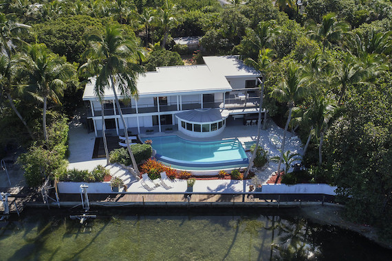 Ted Williams' former home in the Florida Keys (Credit: Ocean Sotheby's International Realty)