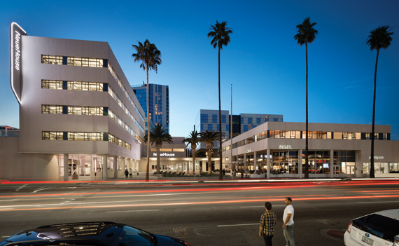 Kilroy Realty’s redevelopment of Columbia Square, located in the former home of CBS’s L.A. television and radio operations.