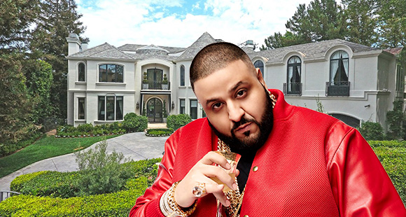DJ Khaled and his new house on Clerendon Road (Credit: Reddit, The Agency)