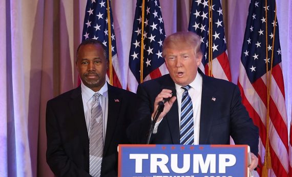 Ben Carson and Donald Trump (Credit: Getty Images)