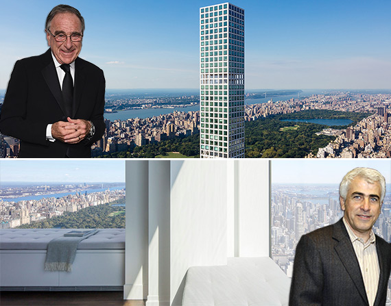 From left: Harry Macklowe, 432 Park, Shaul Kuba (credit: DBOX for CIM/Macklowe Properties and Getty Images)